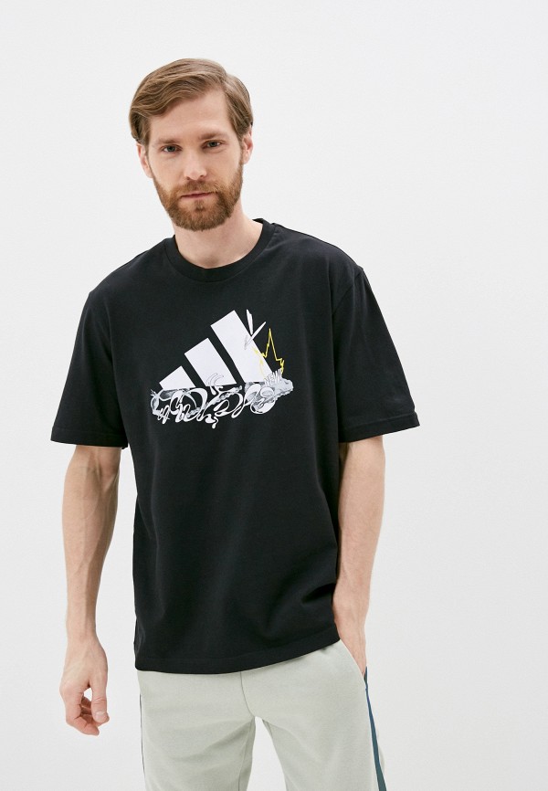 

Футболка adidas, Черный, COMMUTE BOS TEE