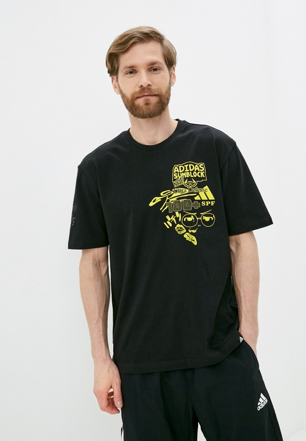 

Футболка adidas, Черный, adidas AD002EMLUFJ1
