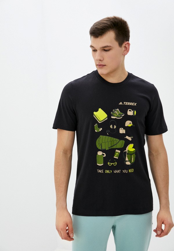 

Футболка adidas, Черный, BAO GFX SS TEE