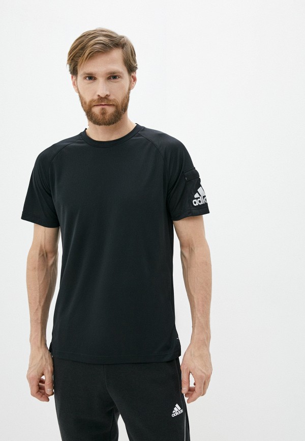 

Футболка спортивная adidas, Черный, M AT T2