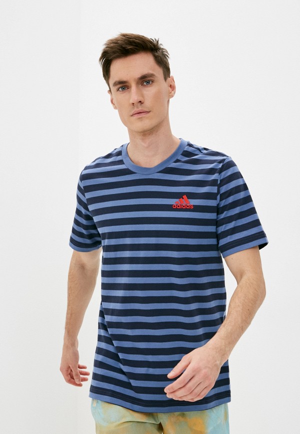 

Футболка adidas, Синий, M STRIPY SJ T