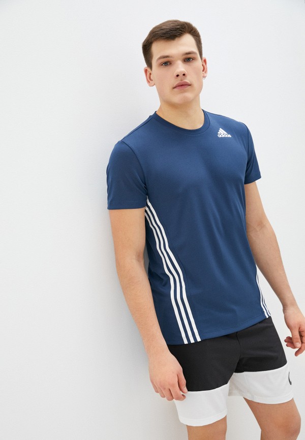 

Футболка спортивная adidas, Синий, AERO 3S TEE