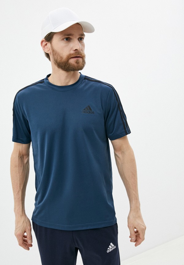 

Футболка спортивная adidas, Синий, adidas AD002EMLUFN7
