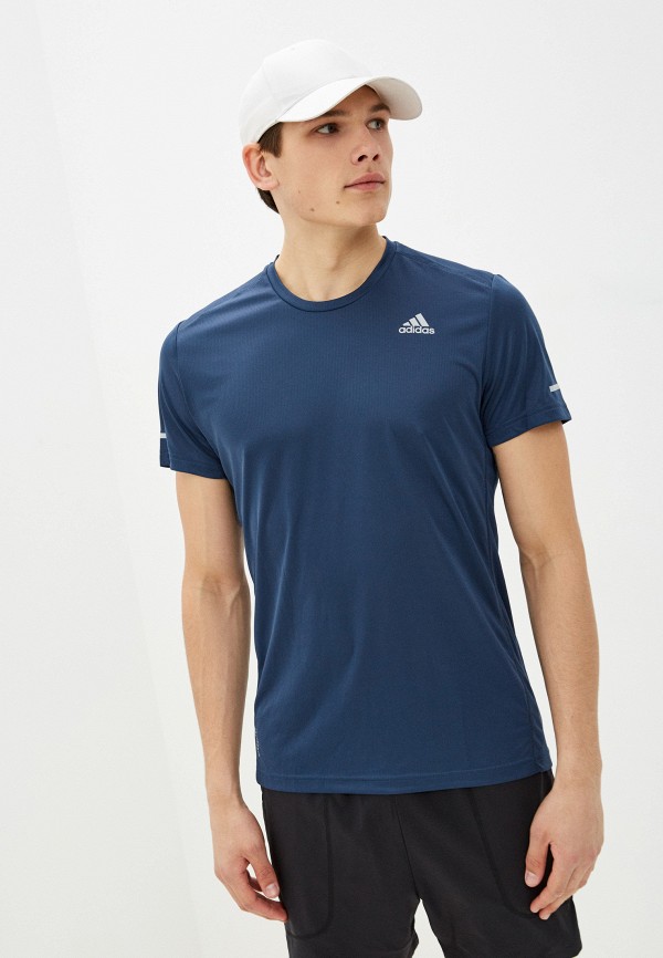 

Футболка спортивная adidas, Синий, RUN IT TEE M
