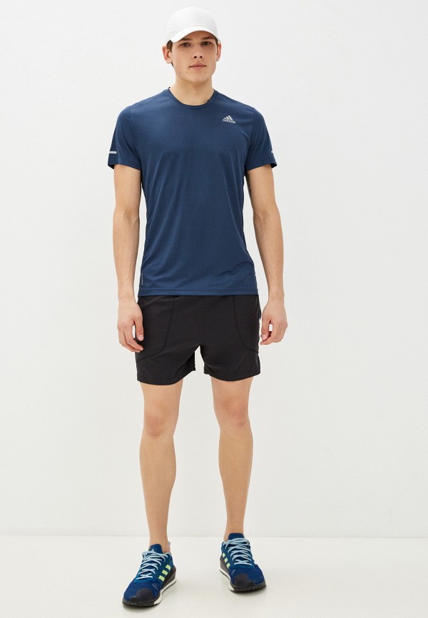 

Футболка спортивная adidas, Синий, RUN IT TEE M