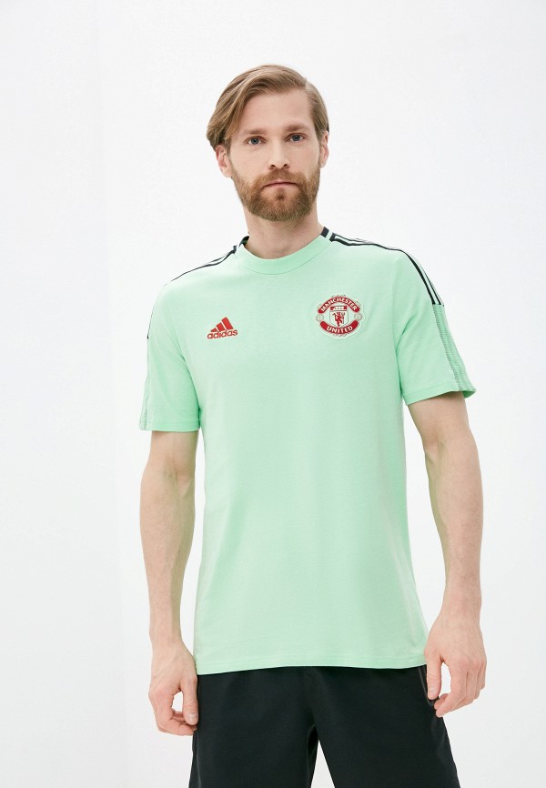 

Футболка adidas, Зеленый, MUFC TEE