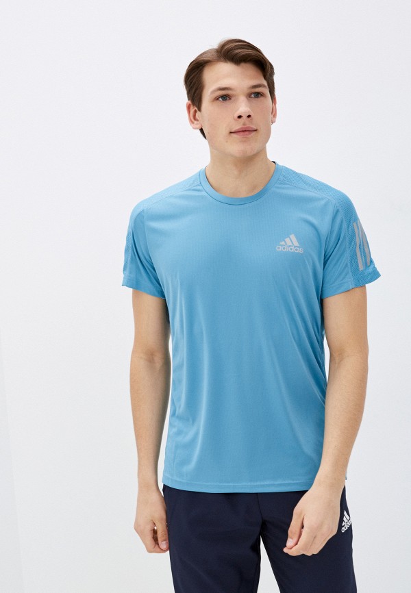

Футболка спортивная adidas, Голубой, adidas AD002EMLUFQ1
