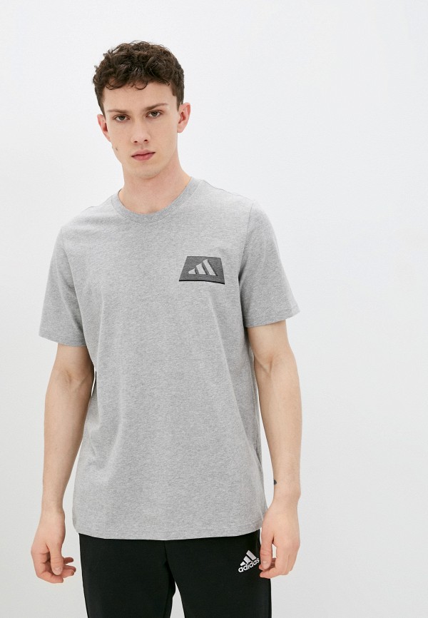 

Футболка adidas, Серый, REPEAT TEE