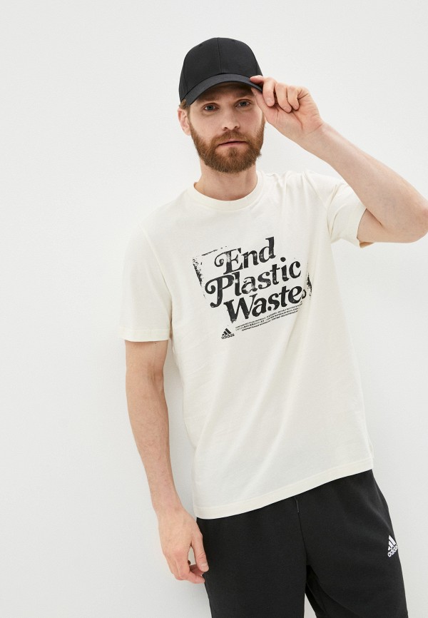 

Футболка adidas, Бежевый, M SSTNBL SLGN T