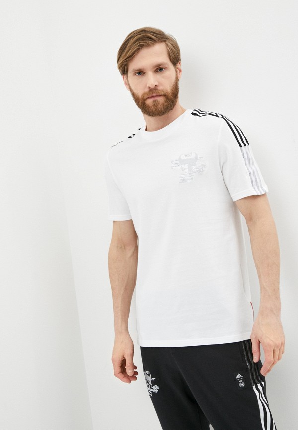

Футболка adidas, Белый, REAL CNY TEE