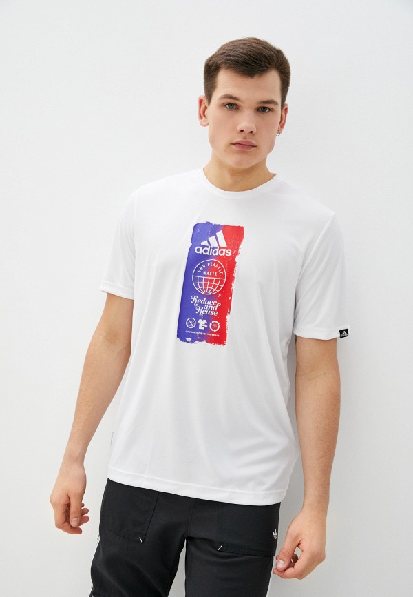 

Футболка спортивная adidas, Белый, adidas AD002EMLUFV7