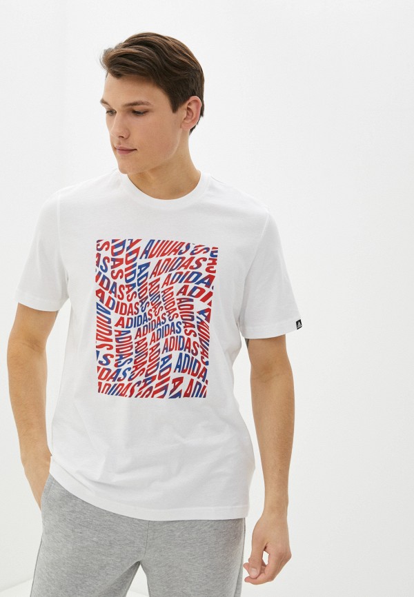 

Футболка adidas, Белый, M HZY DRMS BX T