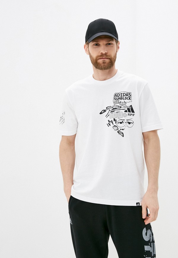 

Футболка adidas, Белый, adidas AD002EMLUFW7