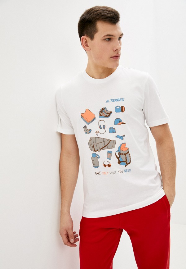 

Футболка adidas, Белый, BAO GFX SS TEE