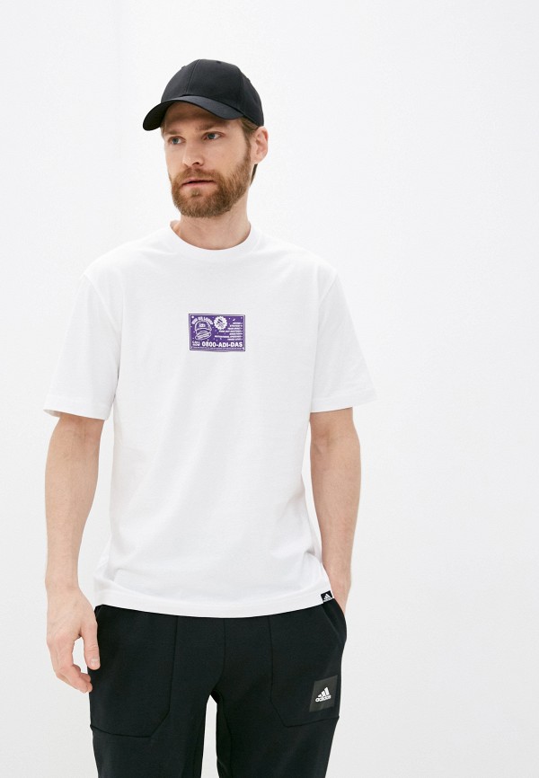 

Футболка adidas, Белый, adidas AD002EMLUFX6