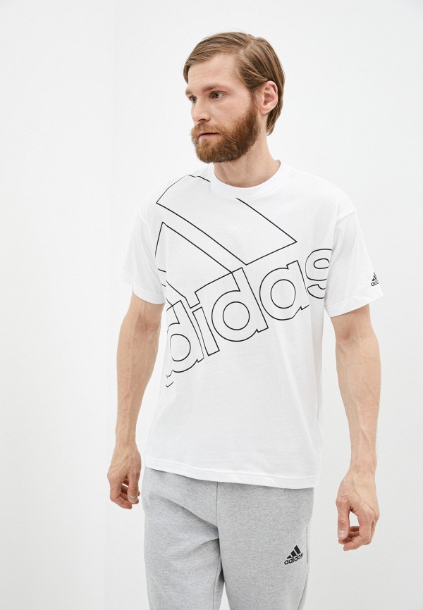 

Футболка adidas, Белый, adidas AD002EMLUFY6