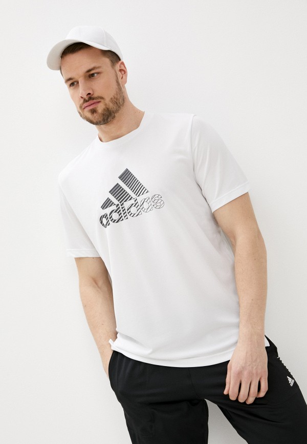 

Футболка спортивная adidas, Белый, M AT T1