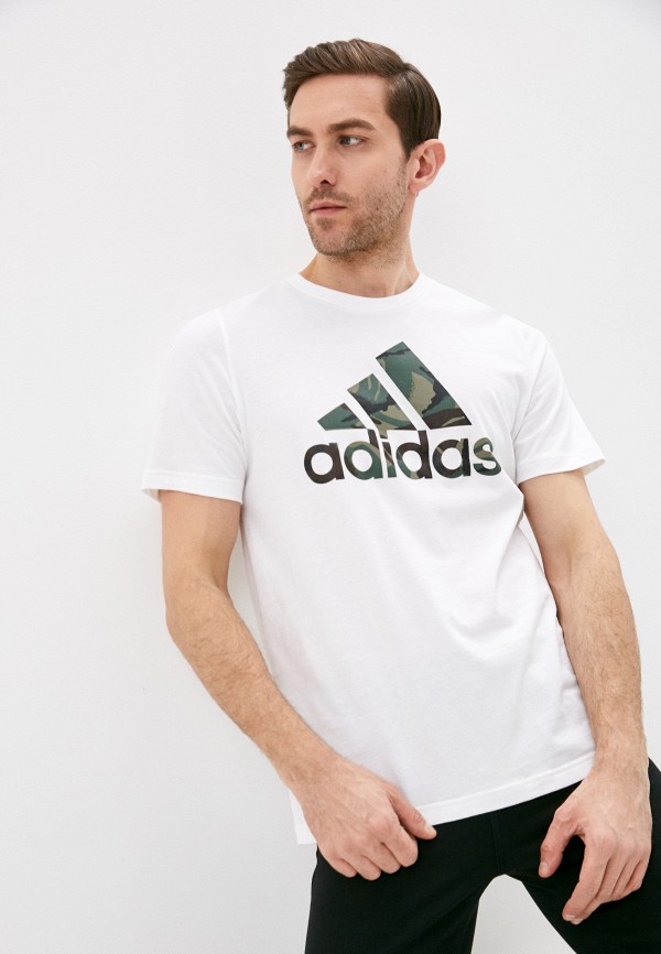 

Футболка adidas, Белый, M CAMO T