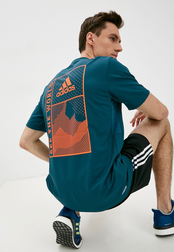 

Футболка спортивная adidas, Бирюзовый, M SPRT4IA G T
