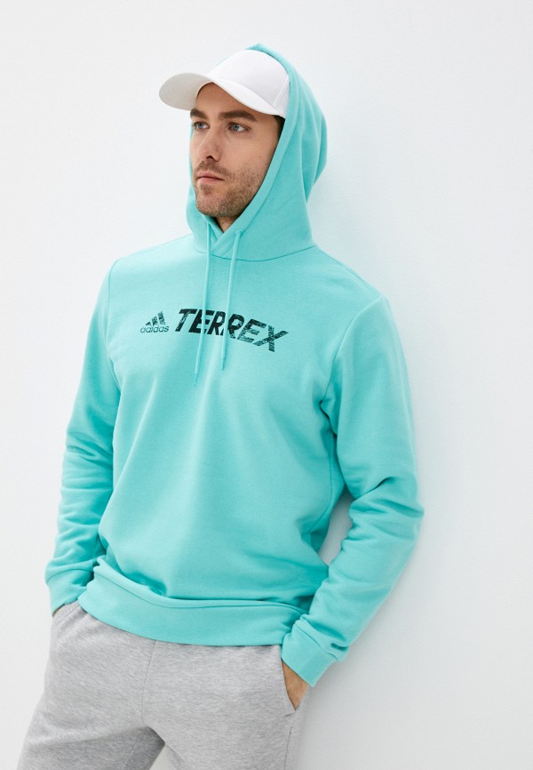 

Худи adidas, Бирюзовый, TX GFX LOGO HD