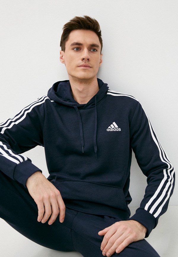 

Худи adidas, Синий, M 3S FT HD