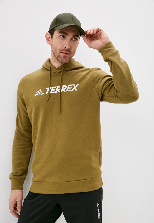 

Худи adidas, Хаки, TX GFX LOGO HD