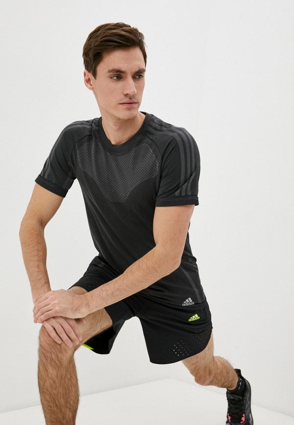 

Футболка спортивная adidas, Серый, PRIMEKNIT TEE M