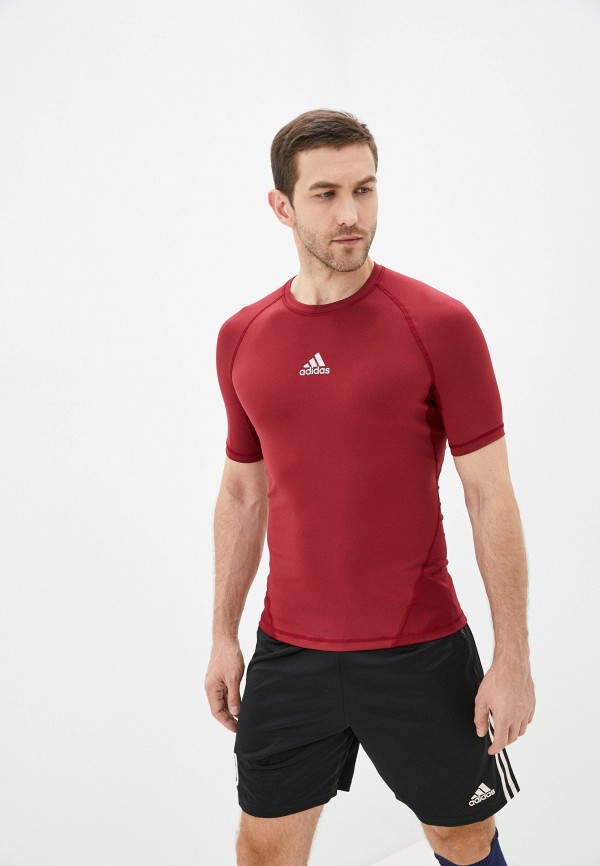 

Футболка спортивная adidas, Бордовый, adidas AD002EMMUJY3