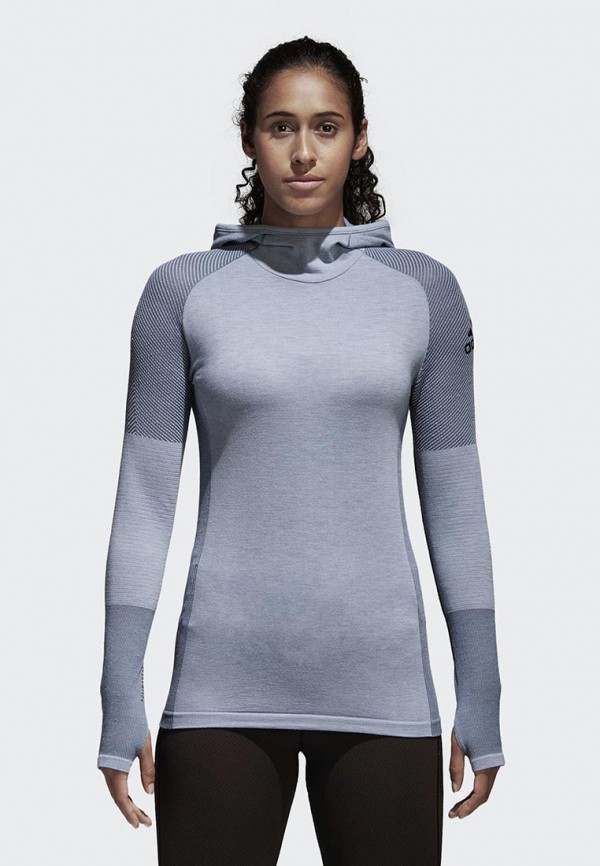 

Лонгслив спортивный adidas, Серый