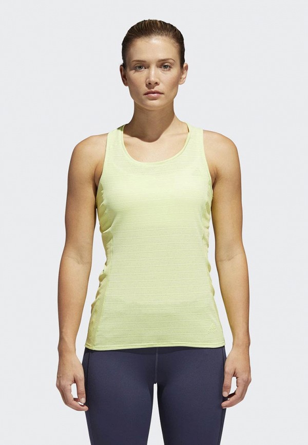 

Майка спортивная adidas, Желтый, adidas AD002EWAMCJ1