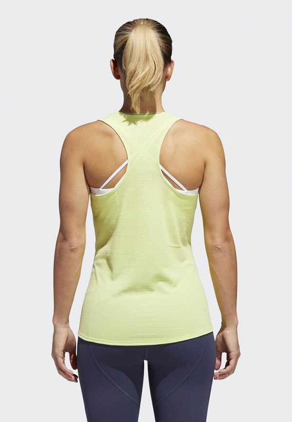 

Майка спортивная adidas, Желтый, adidas AD002EWAMCJ1