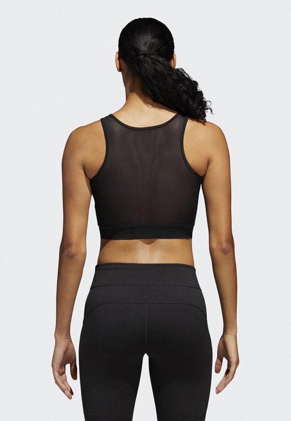 

Топ спортивный adidas; adidas AD002EWAMCO3, Черный