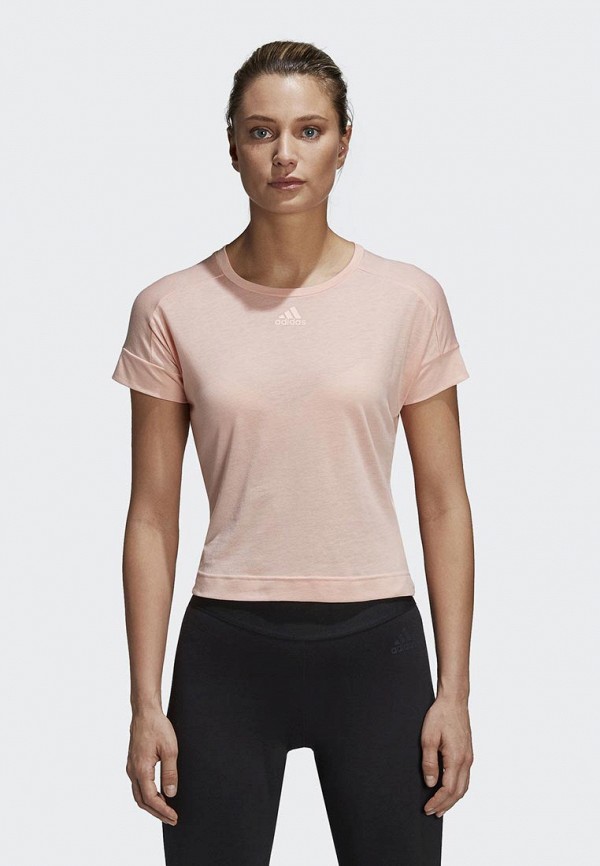 

Футболка спортивная adidas, adidas AD002EWCDHF2, Розовый