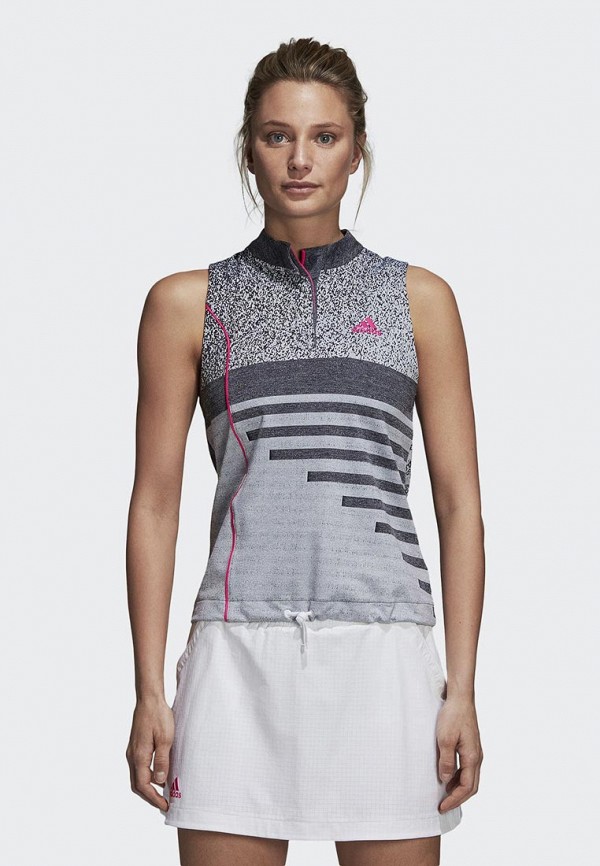 

Топ спортивный adidas, Серый
