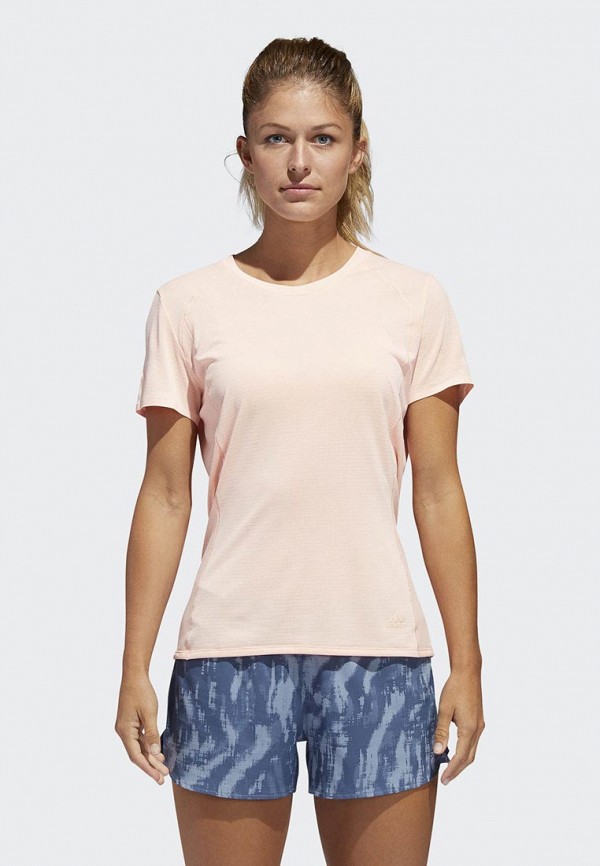 

Футболка спортивная adidas; adidas AD002EWCDHV1, Розовый