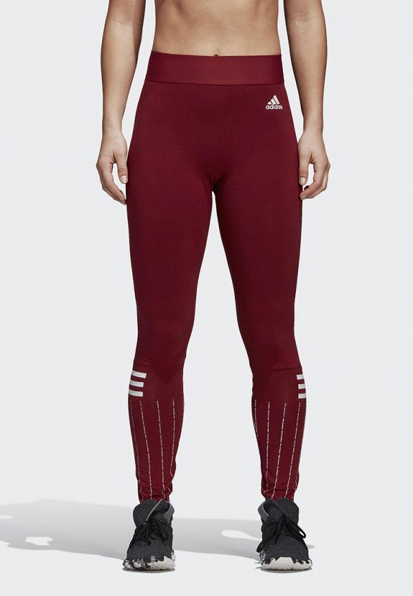

Тайтсы adidas, Бордовый, adidas AD002EWCDHV4