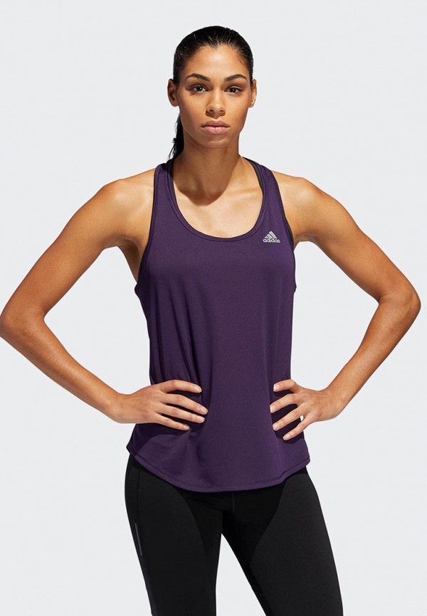 

Майка спортивная adidas, adidas AD002EWEEIP1, Фиолетовый