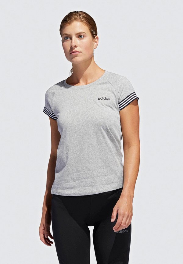 

Футболка adidas, adidas AD002EWEEJA6, Серый