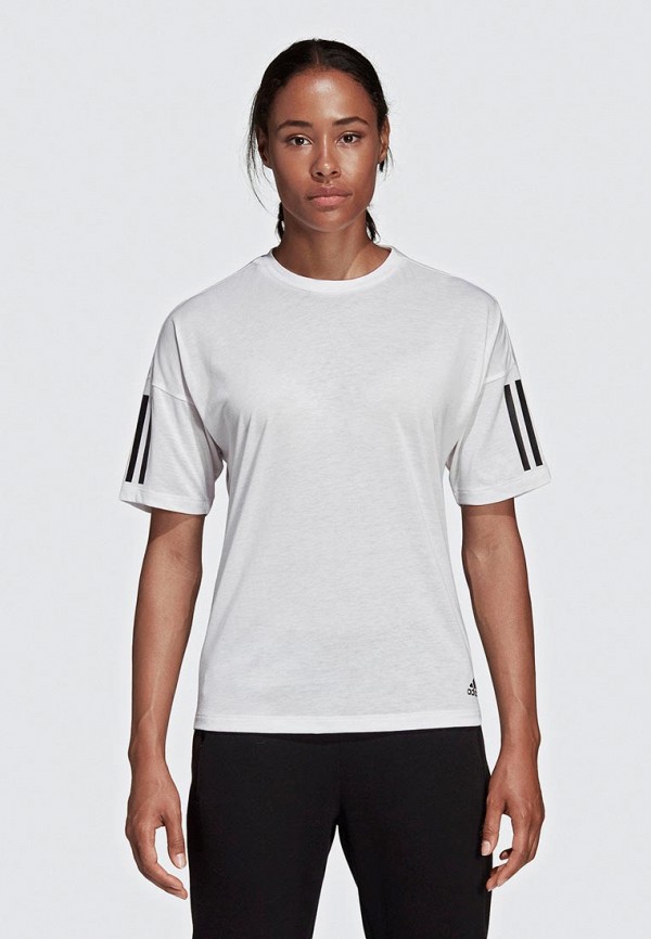 

Футболка adidas; adidas AD002EWEEJB0, Белый