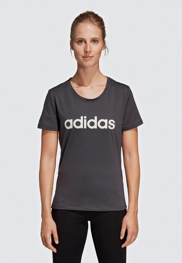 

Футболка спортивная adidas; adidas AD002EWEEJB3, Серый