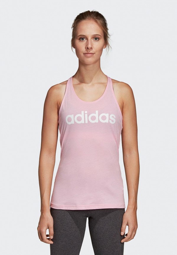 

Майка спортивная adidas; adidas AD002EWEGRO6, Розовый