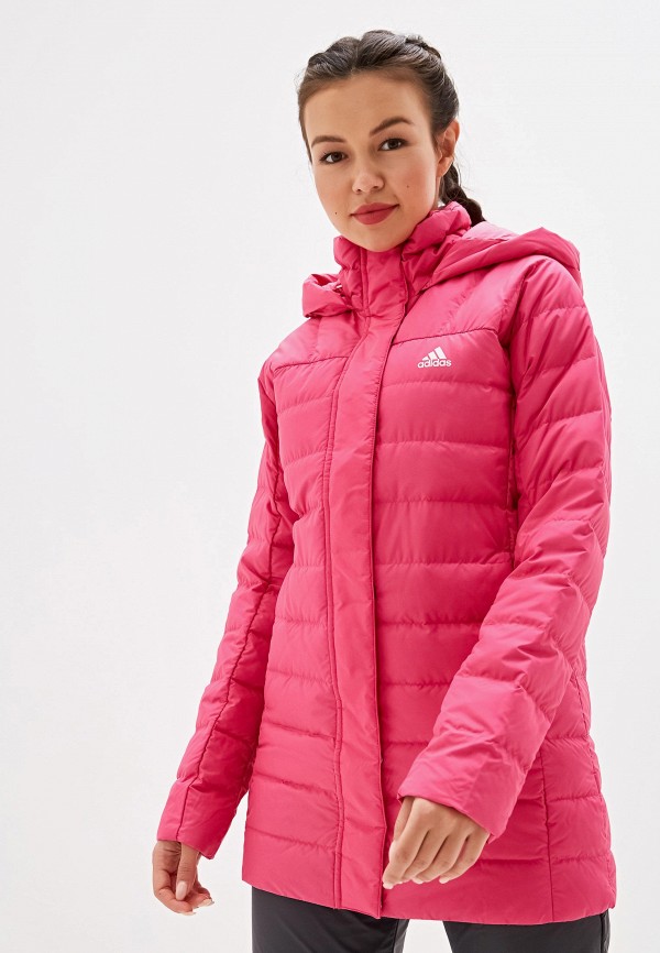 

Пуховик adidas, Розовый, adidas AD002EWFJZX7