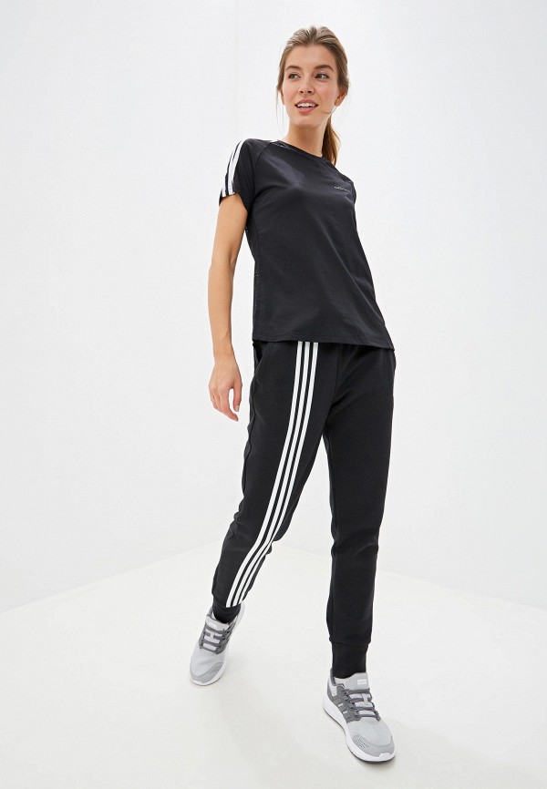 

Брюки спортивные adidas, adidas AD002EWFJZZ2, Черный