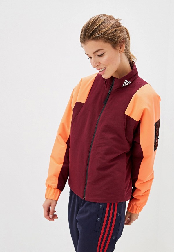 

Куртка утепленная adidas, Бордовый, W BTS LINED JKT