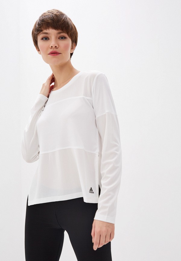 

Лонгслив спортивный adidas, Белый, LS MESH T