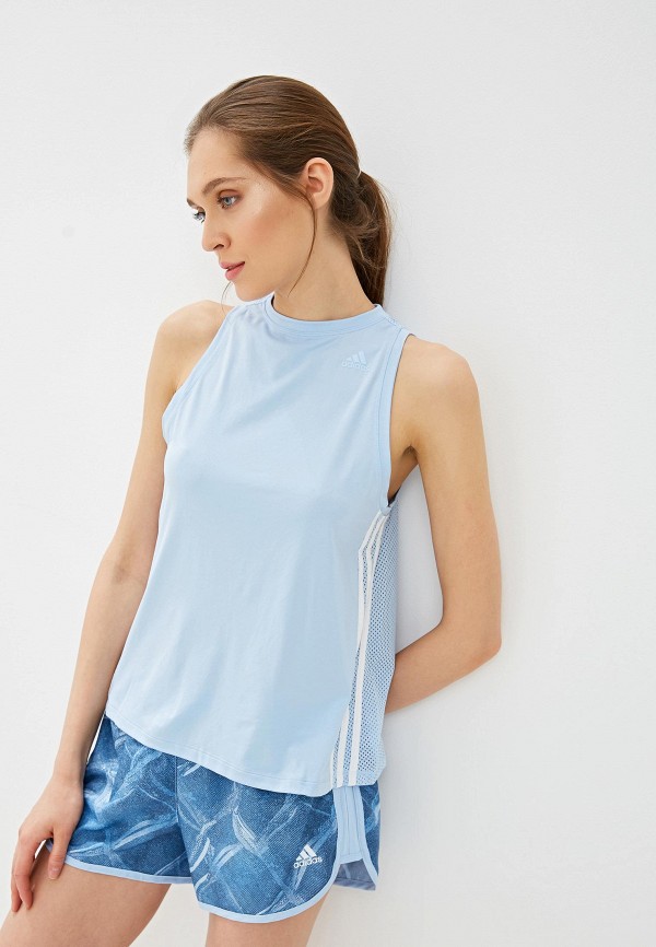 

Майка спортивная adidas, Голубой, 3S LOOSE TANK