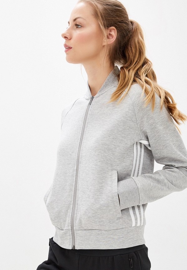 

Олимпийка adidas, Серый, W MH 3S DK JKT