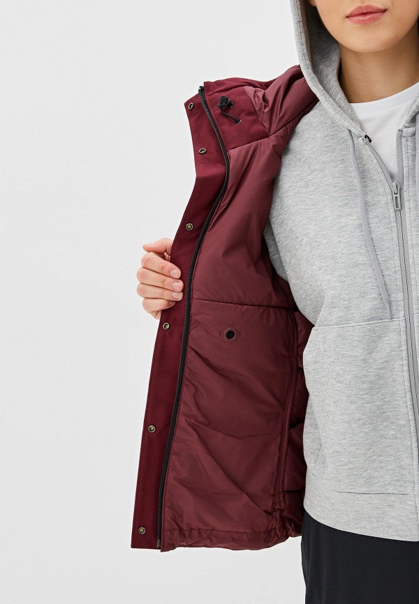 

Пуховик adidas, adidas AD002EWFKAI5, Бордовый