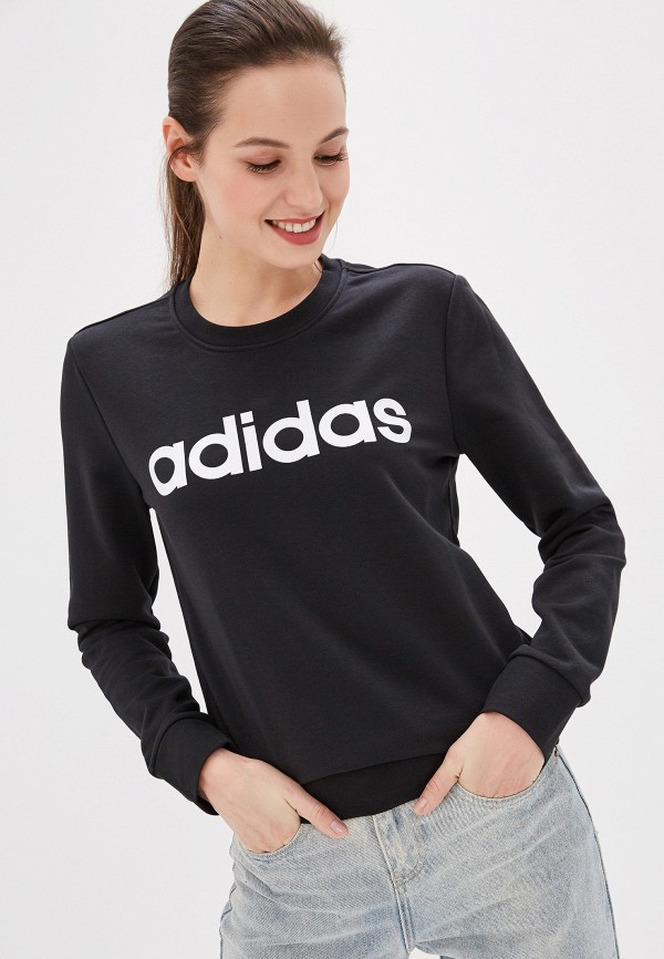 

Свитшот adidas, Черный, W E LIN SWEAT