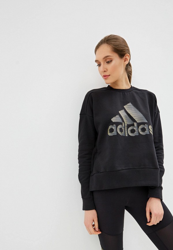 

Свитшот adidas, Черный, W ID Glam Sweat